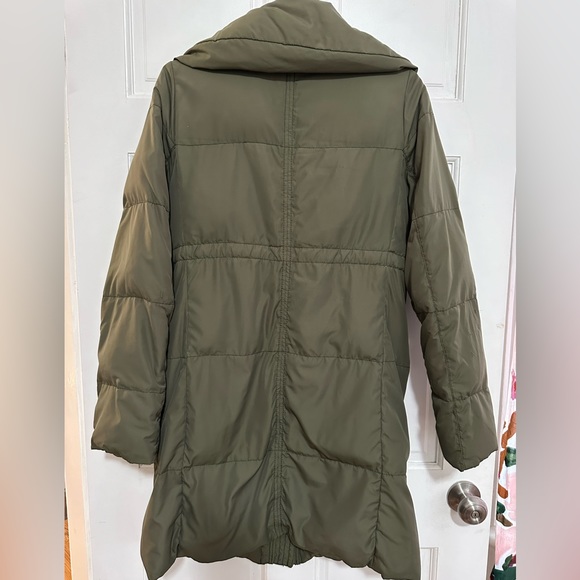 {RUEHL No.925} Down Fill Women's Coat - Sz M - Color Olive Green - Picture 6 of 11